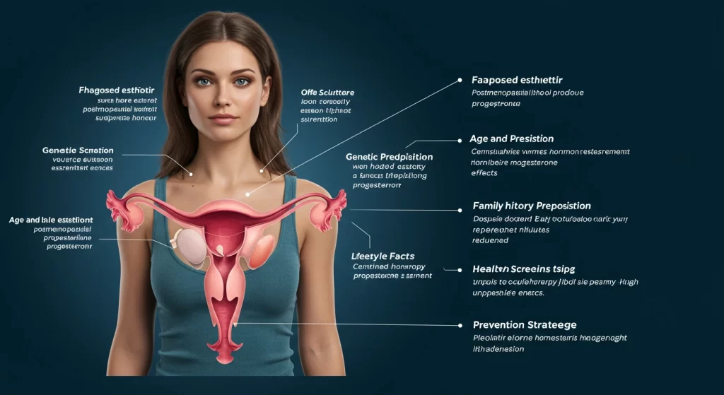 Discover the risks, early signs, diagnostic innovations, and treatment strategies for Unopposed Estrogen–driven endometrial cancer and postmenopausal hormone imbalances.